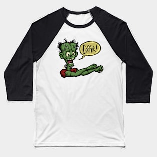 Frankenstein's Monster Coffee Baseball T-Shirt